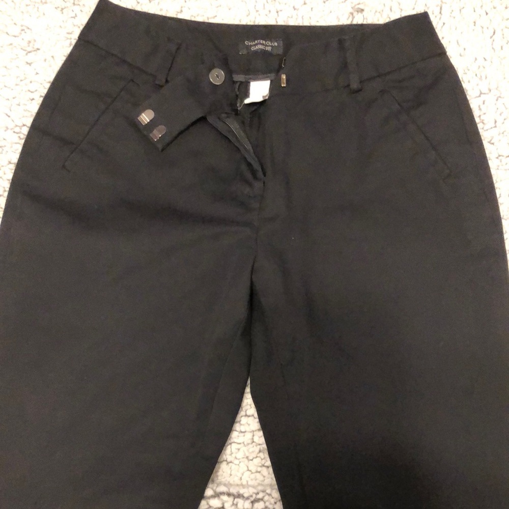 Black cropped pant 4